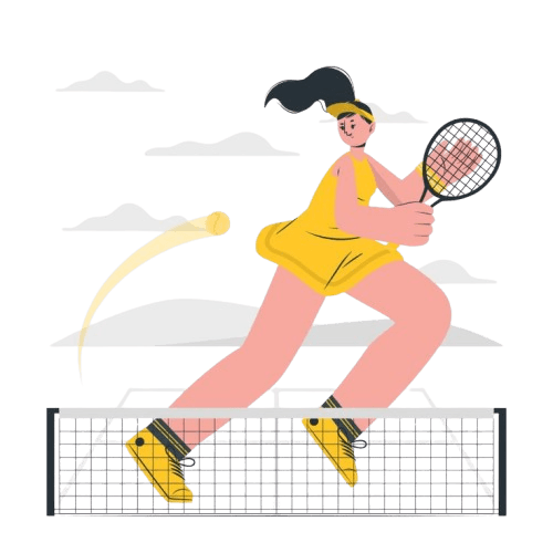 Ilustração Tenista